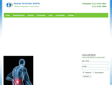 Tablet Screenshot of medicoperitoortopedista.com.br